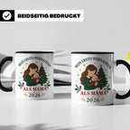 Mama Tasse Mein erstes Weihnachten als Mama 2026 - Geschenk  – Schwarz [farbe:schwarz]