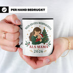 Mama Tasse Mein erstes Weihnachten als Mama 2026 - Geschenk  – Schwarz [farbe:schwarz]