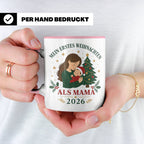 Mama Tasse Mein erstes Weihnachten als Mama 2026 - Geschenk  – Rosa [farbe:rosa]