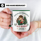 Mama Tasse Mein erstes Weihnachten als Mama 2026 - Geschenk  – Grün [farbe:grün]