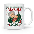 Oma Tasse Mein erstes Weihnachten als Oma 2026 - Geschenk fü – Weiß [farbe:weiß]