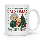 Oma Tasse Mein erstes Weihnachten als Oma 2026 - Geschenk fü – Weiß [farbe:weiß]
