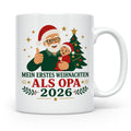 Opa Tasse Mein erstes Weihnachten als Opa 2026 - Geschenk fü – Weiß [farbe:weiß]