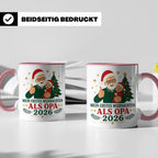 Opa Tasse Mein erstes Weihnachten als Opa 2026 - Geschenk fü – Rosa [farbe:rosa]
