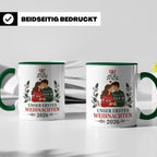 Pärchen Tasse Unser erstes Weihnachten 2026 - Geschenk für P – Grün [farbe:grün]