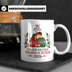 Pärchen Tasse Unser erstes Weihnachten 2026 - Geschenk für P – Weiß [farbe:weiß]