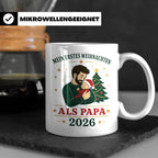 Papa Tasse Mein erstes Weihnachten als Papa 2026 - Geschenk  – Weiß [farbe:weiß]