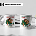 Tante Tasse Mein erstes Weihnachten als Tante 2026 - Geschen – Weiß [farbe:weiß]