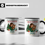 Tante Tasse Mein erstes Weihnachten als Tante 2026 - Geschen – Schwarz [farbe:schwarz]