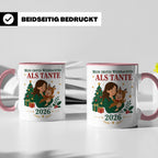 Tante Tasse Mein erstes Weihnachten als Tante 2026 - Geschen – Rosa [farbe:rosa]