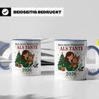 Tante Tasse Mein erstes Weihnachten als Tante 2026 - Geschen – Blau [farbe:blau]