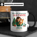 Tante Tasse Mein erstes Weihnachten als Tante 2026 - Geschen – Schwarz [farbe:schwarz]