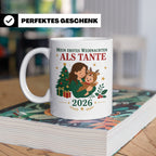 Tante Tasse Mein erstes Weihnachten als Tante 2026 - Geschen – Weiß [farbe:weiß]