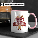 Glühwein Tasse Offizielle Glühwein Testerin - Lustiges Gesch – Rosa [farbe:rosa]