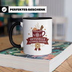 Glühwein Tasse Offizielle Glühwein Testerin - Lustiges Gesch – Schwarz [farbe:schwarz]