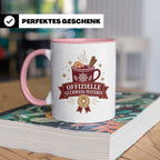 Glühwein Tasse Offizielle Glühwein Testerin - Lustiges Gesch – Rosa [farbe:rosa]