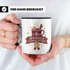 Glühwein Tasse Offizielle Glühwein Testerin - Lustiges Gesch – Schwarz [farbe:schwarz]