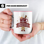 Glühwein Tasse Offizielle Glühwein Testerin - Lustiges Gesch – Rosa [farbe:rosa]