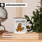 Lebkuchen Tasse Leb Kuchen Wortspiel - Lustiges Geschenk für – Schwarz [farbe:schwarz]