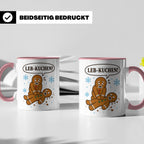 Lebkuchen Tasse Leb Kuchen Wortspiel - Lustiges Geschenk für – Rosa [farbe:rosa]