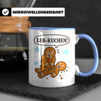 Lebkuchen Tasse Leb Kuchen Wortspiel - Lustiges Geschenk für – Blau [farbe:blau]