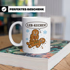 Lebkuchen Tasse Leb Kuchen Wortspiel - Lustiges Geschenk für – Weiß [farbe:weiß]