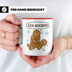 Lebkuchen Tasse Leb Kuchen Wortspiel - Lustiges Geschenk für – Rot [farbe:rot]