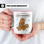 Lebkuchen Tasse Leb Kuchen Wortspiel - Lustiges Geschenk für – Rosa [farbe:rosa]