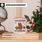Rettungsdienst Tasse Leb Kuchen Rettungsdienst an Weihnachte – Rot [farbe:rot]