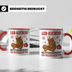 Rettungsdienst Tasse Leb Kuchen Rettungsdienst an Weihnachte – Rot [farbe:rot]