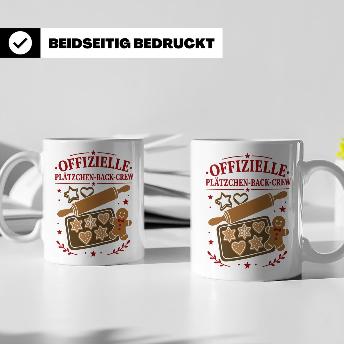 Plätzchen Tasse Offizielle Plätzchen Back Crew - Geschenk fü – Weiß [farbe:weiß]