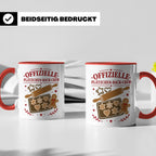 Plätzchen Tasse Offizielle Plätzchen Back Crew - Geschenk fü – Rot [farbe:rot]