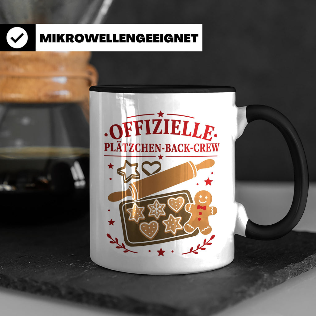 Plätzchen Tasse Offizielle Plätzchen Back Crew - Geschenk fü – Schwarz [farbe:schwarz]