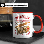 Plätzchen Tasse Offizielle Plätzchen Back Crew - Geschenk fü – Rot [farbe:rot]