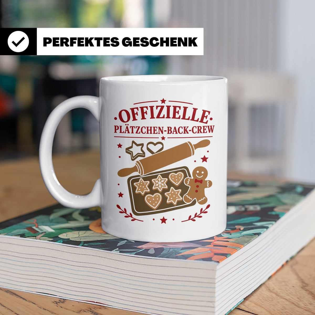 Plätzchen Tasse Offizielle Plätzchen Back Crew - Geschenk fü – Weiß [farbe:weiß]