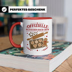 Plätzchen Tasse Offizielle Plätzchen Back Crew - Geschenk fü – Rot [farbe:rot]