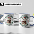 Alpaka Weihnachten Tasse Rentier war ausverkauft - Lustiges  – Blau [farbe:blau]