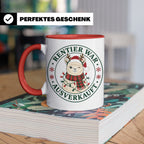Alpaka Weihnachten Tasse Rentier war ausverkauft - Lustiges  – Rot [farbe:rot]