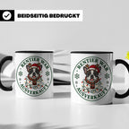 Französische Bulldogge Weihnachten Tasse Rentier war ausverk – Schwarz [farbe:schwarz]