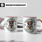 Französische Bulldogge Weihnachten Tasse Rentier war ausverk – Rosa [farbe:rosa]