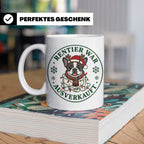 Französische Bulldogge Weihnachten Tasse Rentier war ausverk – Weiß [farbe:weiß]