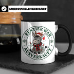 Esel Weihnachten Tasse Rentier war ausverkauft - Lustiges Ge – Schwarz [farbe:schwarz]