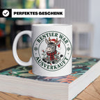 Esel Weihnachten Tasse Rentier war ausverkauft - Lustiges Ge – Weiß [farbe:weiß]