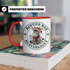 Esel Weihnachten Tasse Rentier war ausverkauft - Lustiges Ge – Rot [farbe:rot]