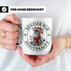 Esel Weihnachten Tasse Rentier war ausverkauft - Lustiges Ge – Weiß [farbe:weiß]
