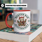 Faultier Weihnachten Tasse Rentier war ausverkauft - Lustige – Rot [farbe:rot]