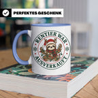 Faultier Weihnachten Tasse Rentier war ausverkauft - Lustige – Blau [farbe:blau]
