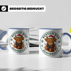Hochlandrind Weihnachten Tasse Rentier war ausverkauft - Lus – Blau [farbe:blau]