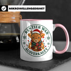 Hochlandrind Weihnachten Tasse Rentier war ausverkauft - Lus – Rosa [farbe:rosa]