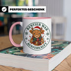 Hochlandrind Weihnachten Tasse Rentier war ausverkauft - Lus – Rosa [farbe:rosa]